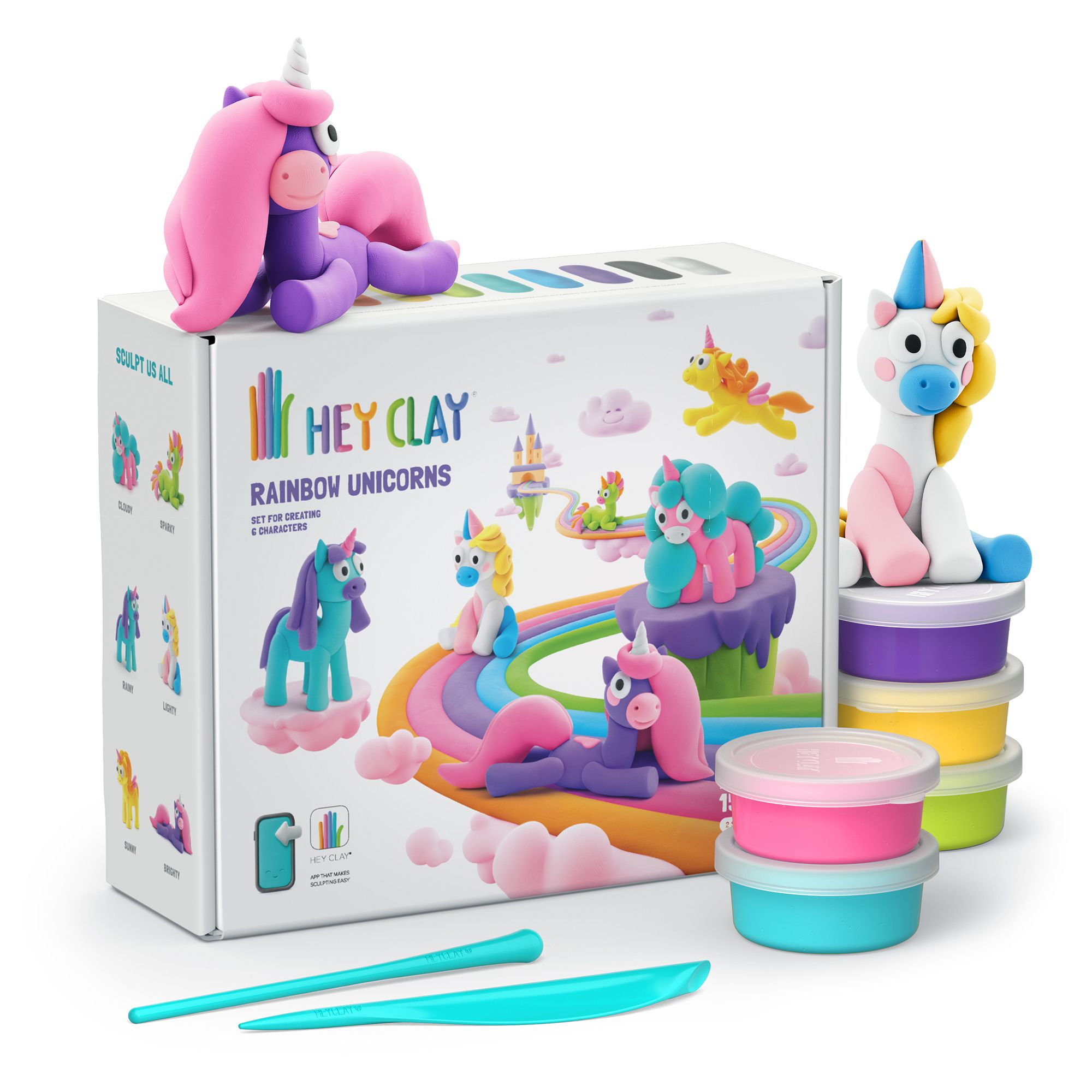 Hey Clay - Kit Pâte à Modeler "Kuh" (Vache) - NEUF