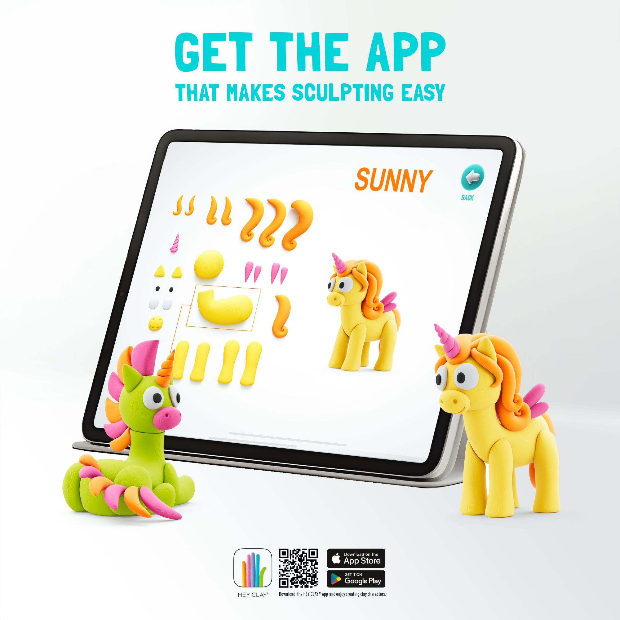 プリティ　DreamyBalloon Brighty, Cloudy, Sparky | Hey Clay